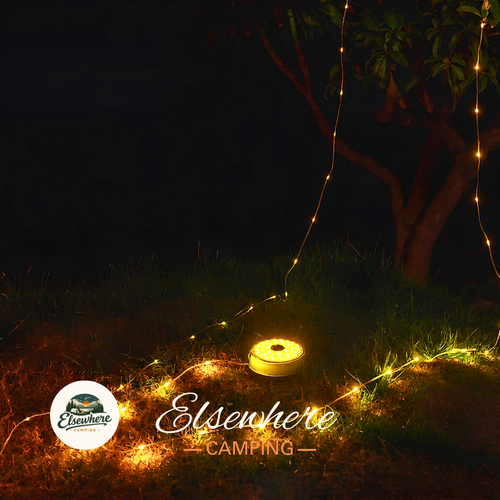 2-in-1 Retractable Camping String Light & Lantern (20m)