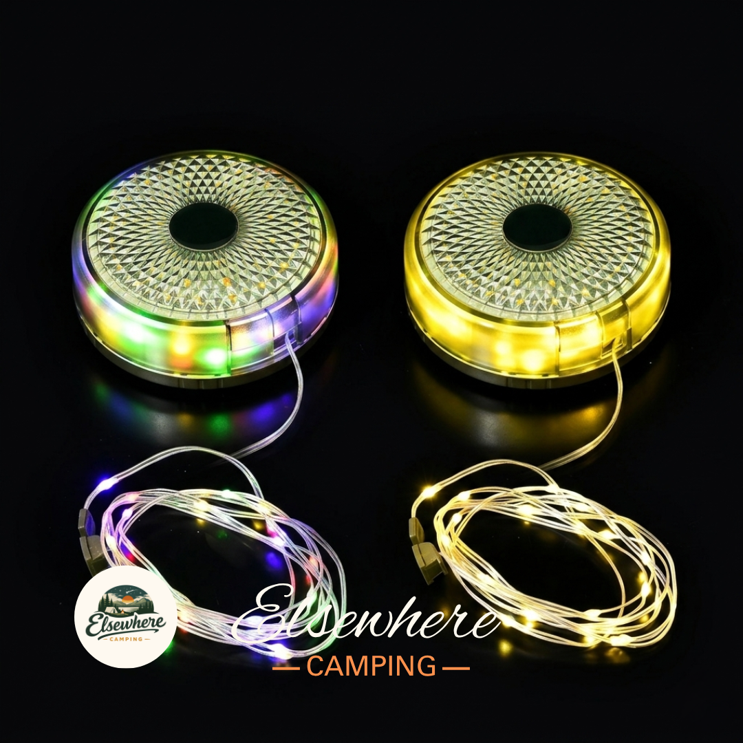 2-in-1 Retractable Camping String Light & Lantern (20m)